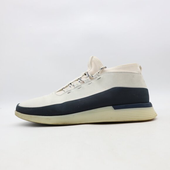 Wolf & Shepherd Crossover Mid Men's Size 11 M Cream Suede Black Lace Up Sneakers - Picture 4 of 12